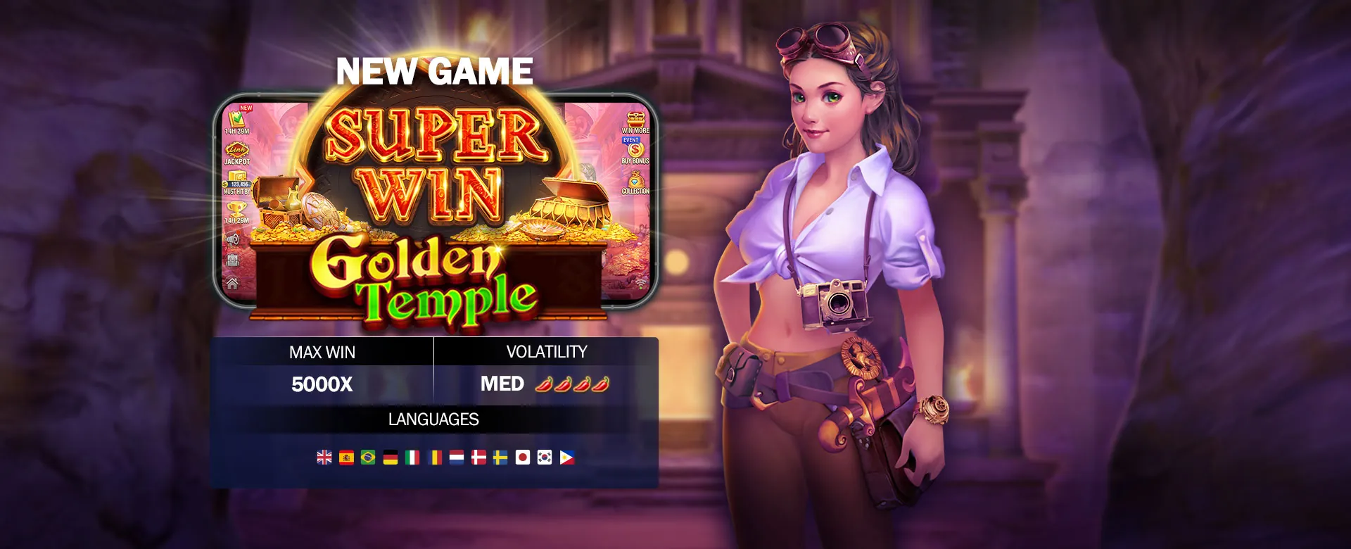 JL7 Marie Poppy Playtime background with vibrant gaming graphics
