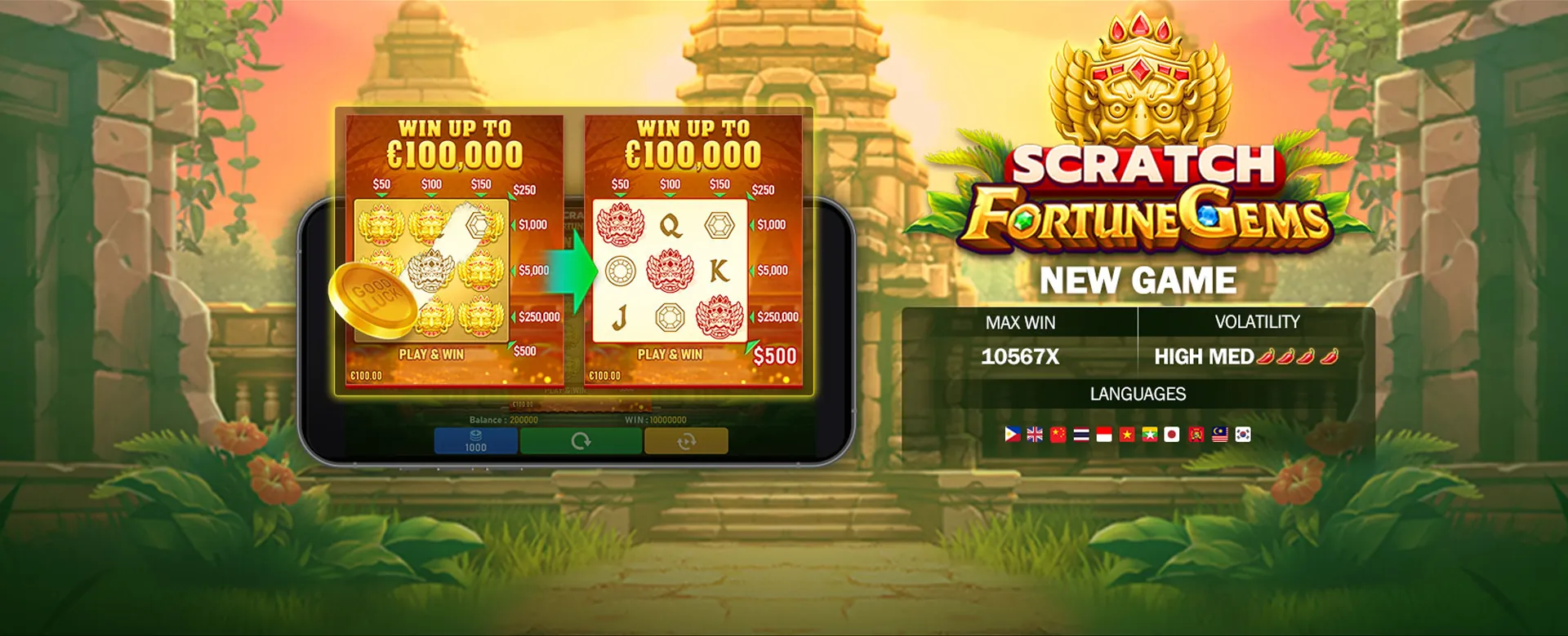 JL7 Blog Hero Image: Exciting online casino games on a golden-themed interface